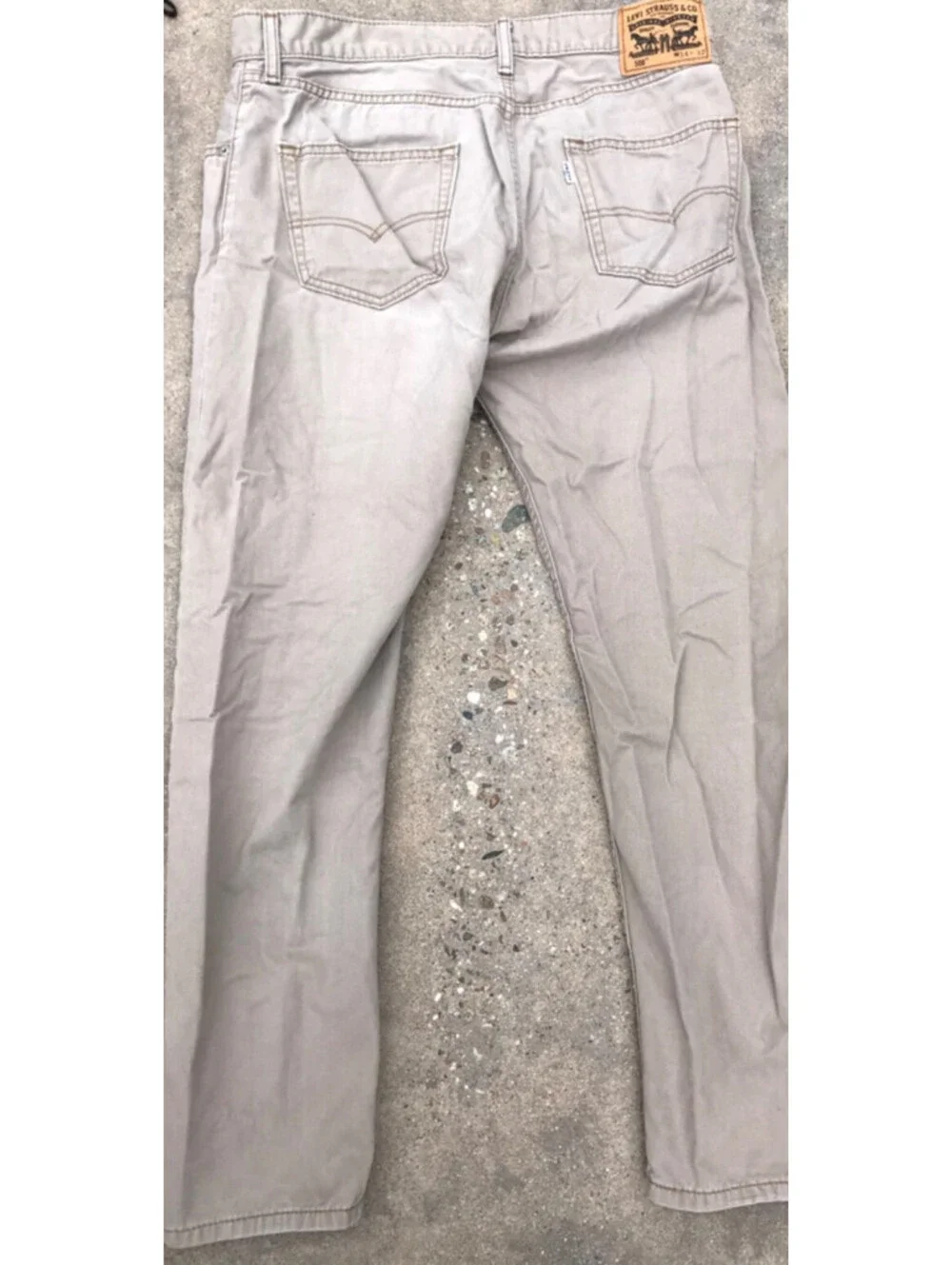 Levi's 508 Regular Taper Tan Cotton Denim Jeans 34